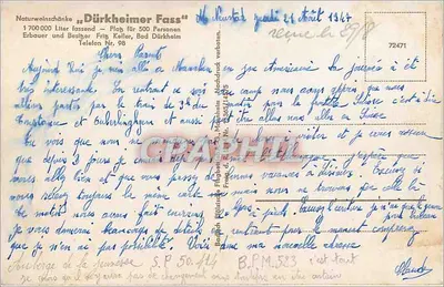 Bad Dürkheim/Weinstraße con il Fass — Vista aerea — editore non identificato — Verso