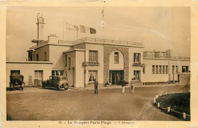 Le Touquet-Paris-Plage — A Aeroporto — G. Reinn, Editor-Imprimador de Paris - Amiens