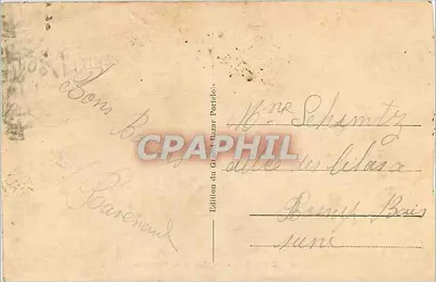 Le Portel - A Praia com maré alta — Exposição Colonial Internacional de 1931 — Edição do Grande Bazar Portel — Verso