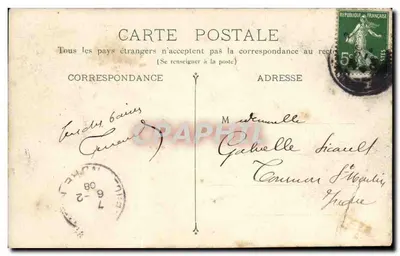 Bordeaux — Il Grande Teatro — Editore P. DORBUSAUX, n° 410 — Verso
