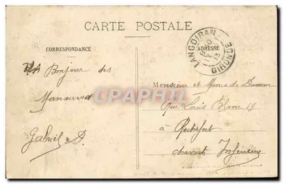 Le TOURNE (Gironde) — Spadziste i wodospady Tourne. — Henry Guillier, 93, 42 bis i 44, rue Fonneure, Libourne. — Rewers