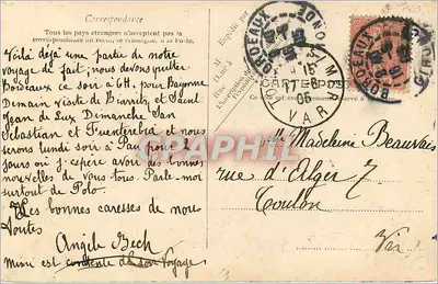 Bordeaux — Kolumny Rostrale — Wydawca nieznany, nr 4 — Rewers