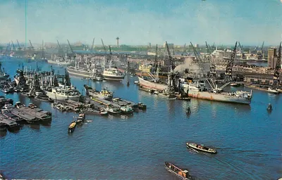 Rotterdam — Vista do porto — Gehr. Spaanjarde N.V., n° 771/9