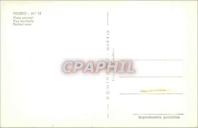 Toledo — Vista parcial — Dominguez-Gallardo, N° 18 — Verso