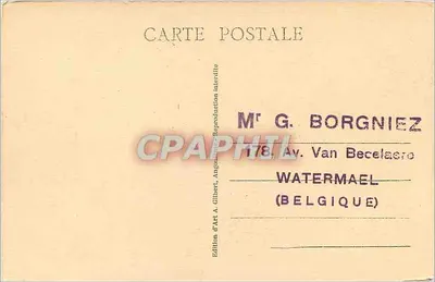 Bordeaux — De Garonne en de Steenbrug — A.G.A. - 4237 — Achterkant