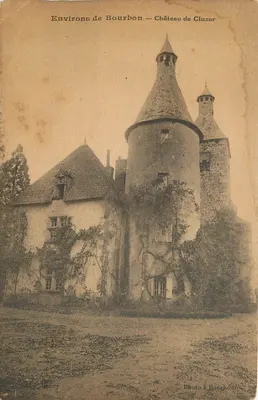 Arredores de Bourbon — Castelo de Cluzor — Editor Henry, número de série não visível