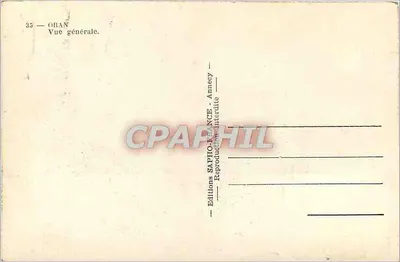 Oran — Widok ogólny — Éditions SAPHO - Annecy — Rewers