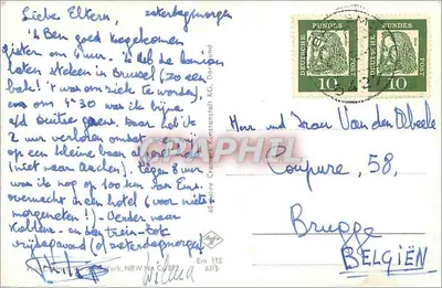Bad Ems an der Lahn — widok z lotu — wydawca Cabada — Rewers