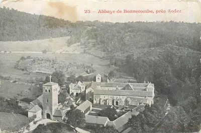 Abadia de Bonnecombe, perto de Rodez — vista aérea — editor: H. Le Cailly, n° 23