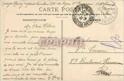 Villefranche-de-Rouergue — Igreja de Nossa Senhora — Edit. Conte. Lib. Villefranche-de-Rouergue — Verso