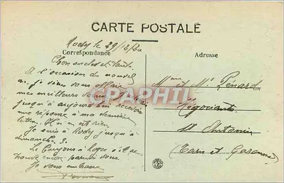 Rodez (Aveyron) — Wewnętrzne schody wieży dzwonniczej — Wydawnictwo: 'A la Ménagère' — Rewers