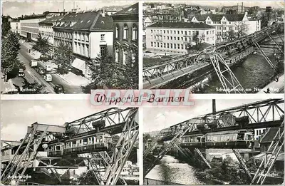 Wuppertal-Barmen — Vista de vários locais emblemáticos — Wupperthal-Verlag