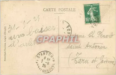 Verdelais (Gironde) - Il Calvario — editore Bromontypie Gautreau, n° 112 — Verso