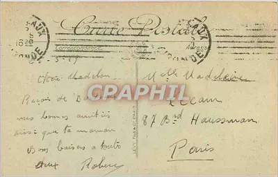 Bordeaux — Het Paleis van Justitie — LL. — N° 51 — Achterkant