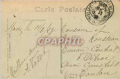 Le Havre — Rathaus und Boulevard de Strasbourg — ND. Phot. — Rückseite