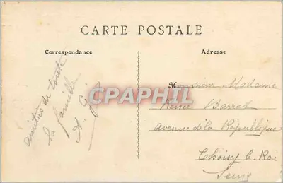 Chatałty przy brzegu Loiret — Olivet — okolice Orléans — n°560 — Rewers