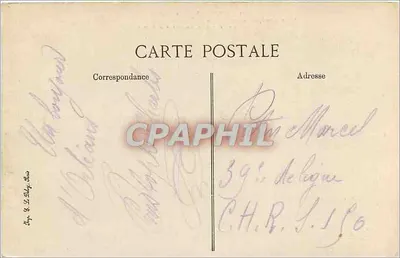 Orléans — La Piazza del Martroi con la Statua di Giovanna d'Arco inaugurata il 8 Maggio 1855 — editore Sino Café de la Part — Verso
