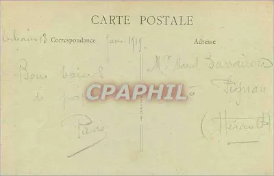 Orléans - Place du Martroi e Rue de la République — editor THG, n° 648 — Verso