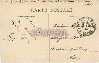 Okolice SAINT-ETIENNE — Le Gouffre d'Enfer — Wydawnictwo M. M. — Rewers