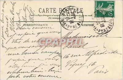 Blarritz — A Costa dos Bascos em tempo de tempestade — LL. — N° 74 — Verso