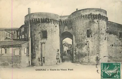 Cognac — Wzgórza Starego Mostu — Wydawca nieznany, numer serii nie widoczny