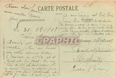 Compiègne — Plac Ratuszowy — Bezeille, Compiegne — Rewers