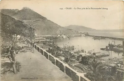 ORAN - O Porto visto da Promenade Létang — Coleção Ideal P. S. n°149