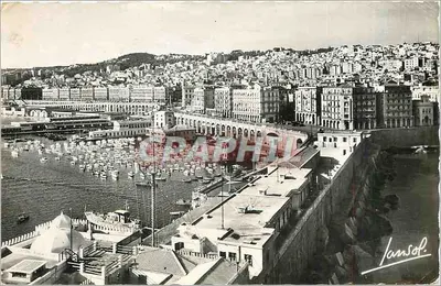 Vista aérea do porto de Argel — Jansol — editor Jansol
