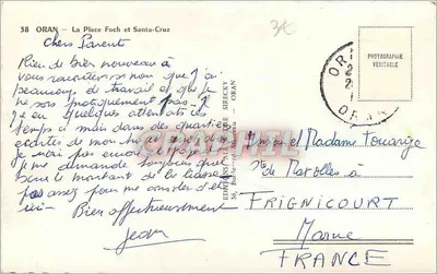 Oran — Plac Foch i Santa-Cruz — Wydawnictwo Sirecky — Rewers