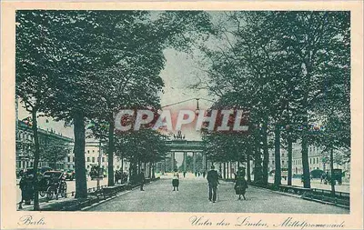 Berlim — Unter den Linden, Mittelprinzenstraße — Série Renmann, W.B. N° 106
