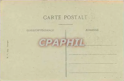 Montluçon — Hôtel de Ville — Librería F. Pointu — Reverso