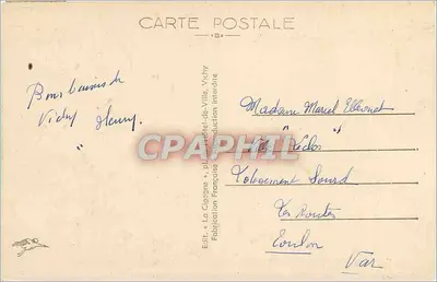 Vichy — Vista geral tirada de avião — La Cigogne, n°300 — Verso