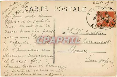 Vichy — Pałac Sévigné — Y.D. wydawca, n° 3578 — Rewers