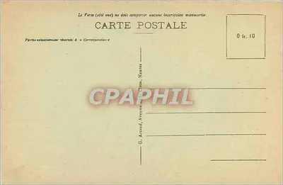 Laon - A Porta de Ardon — editor G. Arnaud, Nantes, n°8 — Verso