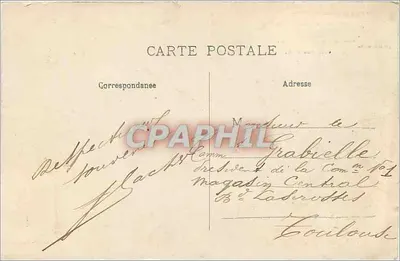 Ariège - Belesta — Fonte intermitente « Fontestorbe » — Coleção V.M. — Verso