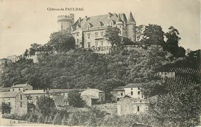Castelo de Paulhac — Lib. Borel-Celadre, série 1900