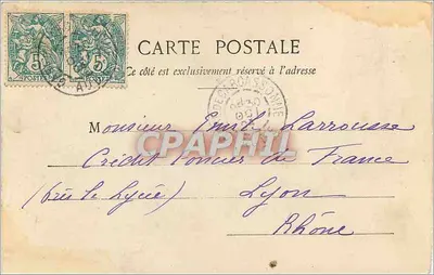 Valle del Aude - Salida de las Gorges de la Pierre-Lys — E. Roudière, editor, Carcassonne — Reverso