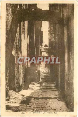 Bastia — Uma Velha Rua — Editor: Alarcienne des Arts Décoratifs