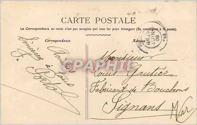Ilhas Sanguinarias — Arredores de Ajaccio — E. Dumont, Ajaccio — Verso