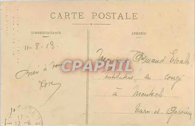 La Forie - O Grande Rocher na Estrada de Valcivières — Papeterie L. Boy, em Ambert — Verso