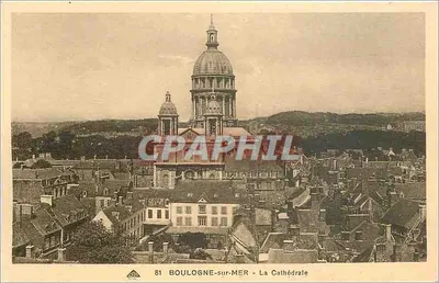 Boulogne-sur-Mer — A Catedral — editor 'A. A. des Arts Piézomécaniques - Strasbourg' n°81