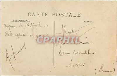 Avignon - Widok na kalwarię katedry N. D. des Doms — wydawca nieznany, nr 4729 — Rewers