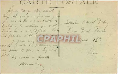 Avignon — Vista geral tirada do Palácio dos Papas — editor não identificado — Verso