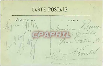 Avignon — El Palacio de los Papas — LL. — Reverso
