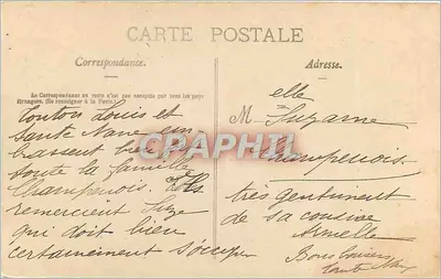 Auvergne — Castello di Pontgibeaud — Editore: C. J. (sottotitolo visibile) — Verso
