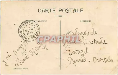 Lourdes — Brzegi Jeziora — wydanie F. Viron, nr 75 — Rewers