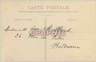 Angoulême — Widok Parku i Pomnika Carnota — A. Dupuy Fils Aîné, Angoulême — Rewers