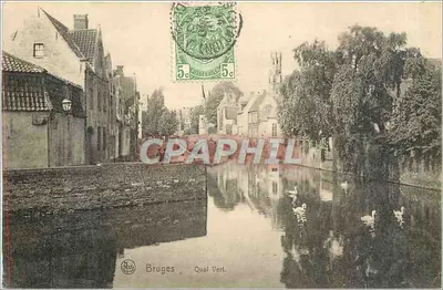 Bruges — Quai Vert — Ed. Nels, Série 12