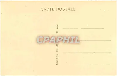 Egipt — Świątynia Philoé — Braun & Cie, Arch. — Rewers