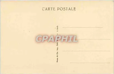 Egito — As Pirâmides e o Esfinge — Braun & Cie, Imp. Paris — Verso